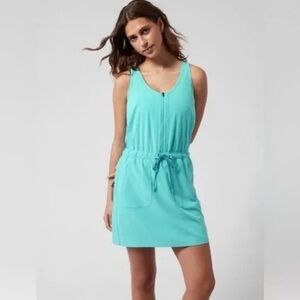 New ~ Athleta Expedition Dress, Aqua Teal Lightweight Skort Dress Sz 12